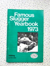 1973 LOUISVILLE SLUGGER FAMOUS SLUGGER Yearbook DICK ALLEN Chicago White Sox