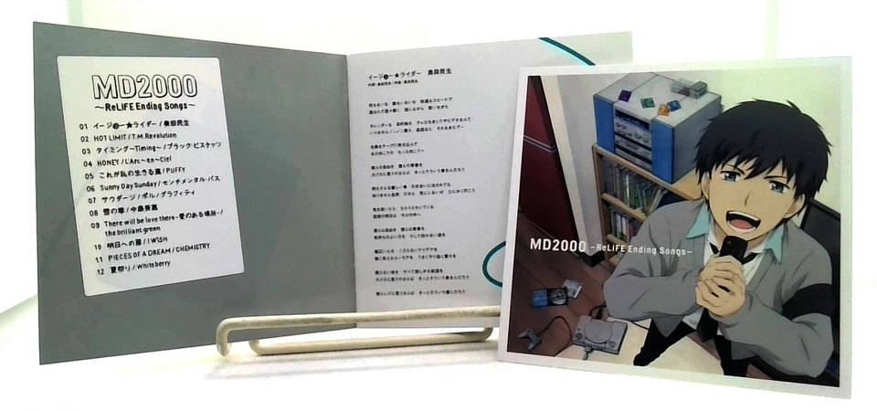 TV Anime ReLIFE ED MD2000 ReLIFE Ending Songs CD OBI BLACK BISCUITS PUFFY etc. - Image 4 of 4