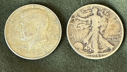 5 ROLLS! LOT OF $50 Kennedy Half Dollar  Unopened Unsearched! FREE SHIPPING!