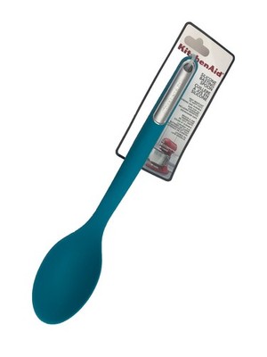 New KitchenAid Teal Turquoise Green Sea Glass HODA Soft Silicone Basting Spoon