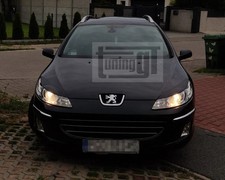 PEUGEOT 407 2004-2011 - SCHEINWERFERBLENDEN (ABS) - TUNING-GT
