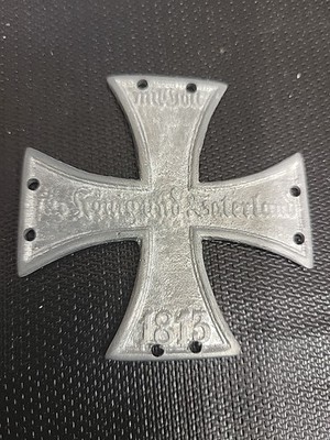 (268) Reservekreuz Mitt Gott Für König Und Vaterland 1813  Metall zum Aufnähen 