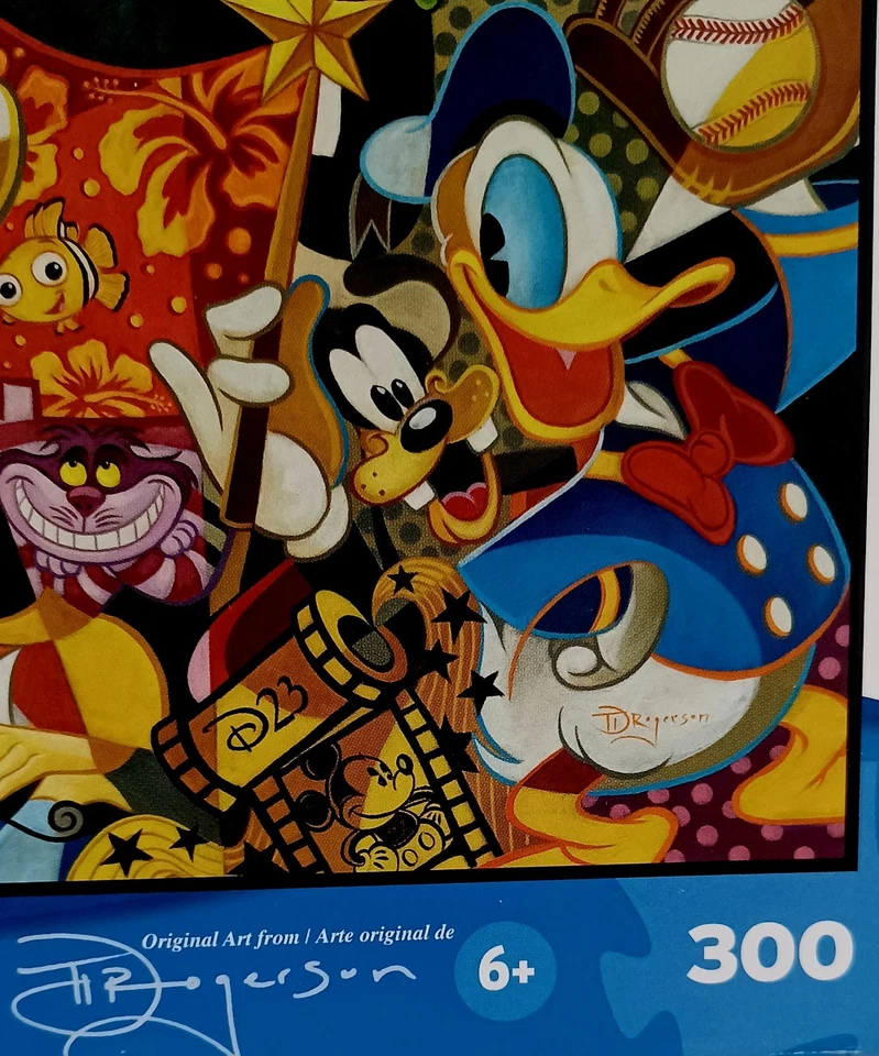 TOTALMENTE NUEVO Mickey Mouse "Leyendas" 2010 Mega Marcas Big Piece Puzzle 300 piezas  Foto 4 de 4