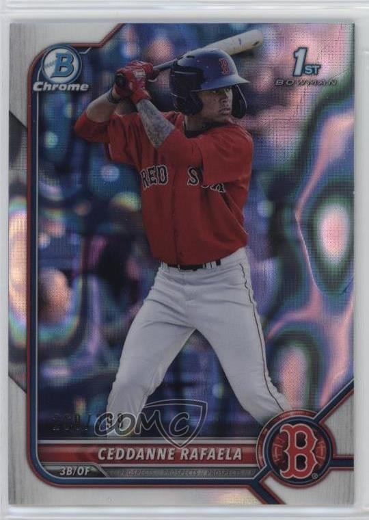 2022 Bowman Chrome Prospects Lava Refractor /399 Ceddanne Rafaela #BCP-61 0if0