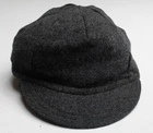 Randi Jo Fabrications Unisex Adult's Wool Flip-Up Caps WR4 Gray/Teal Medium