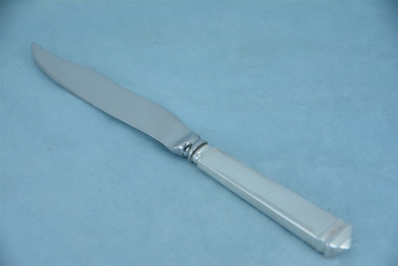 Tiffany Hampton Sterling Silver 8" Hollow Handle Fish Knife No Monogram