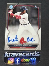 Freili Encarnacion 1st 2023 Bowman Chrome On Card Auto #CPA-FE Red Sox