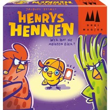 Schmidt Spiele Drei Magier Henrys Hennen Kartenspiel Familienspiel ab 8 Jahren