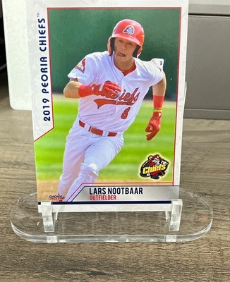 Choice 2019 Peoria Chiefs Lars Nootbaar #14 MiLB Base, RC StL Cards