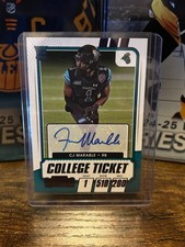 2021 PANINI CONTENDERS DRAFT PIKCS CJ MARABLE COLLEGE TICKET AUTO #320