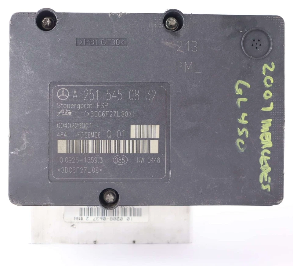 06 - 13 Mercedes-Benz GL450 ML350 R350 ABS Module Brake Controller A 164 431 19 - Image 3 of 4