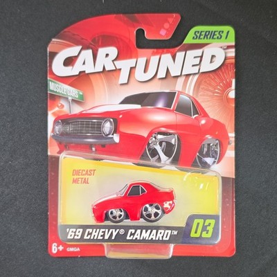 MGA CarTuned Series 1 1969 Chevy Camaro #03 Diecast Metal Red Unopened