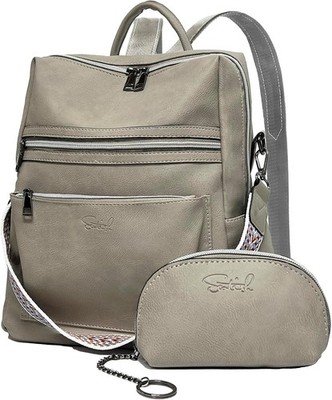 Rucksack Damen Cityrucksack Handtasche 2 in 1 Rucksacktasche Reiserucksack,
