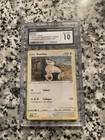 Pokémon TCG Snorlax Holo Rare 016/034 Venusaur & Lucia PSA 10 Gem Mint 2023