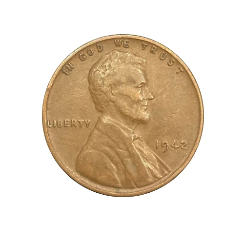 1942 Lincoln Wheat Penny Cent - G/VG Good or Better Very Nice