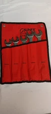 SUNEX TOOLS 9605M 5 Piece Raised Panel Metric Combination Wrench Set Brand New!