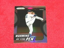 TARIK SKUBAL TIGERS 2020 PANINI PRIZM WARMING IN THE PEN SILVER PRIZMS (B-2574)