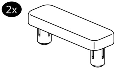 IKEA デトルフ IKEA OEM Plastic Foot Pin Insert Glides Floor Protectors