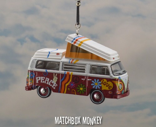 1973 Volkswagen Bus Westfalia Van Camper VW T1 T2 Mirror Hanger Westy Peace Love - Picture 8 of 12