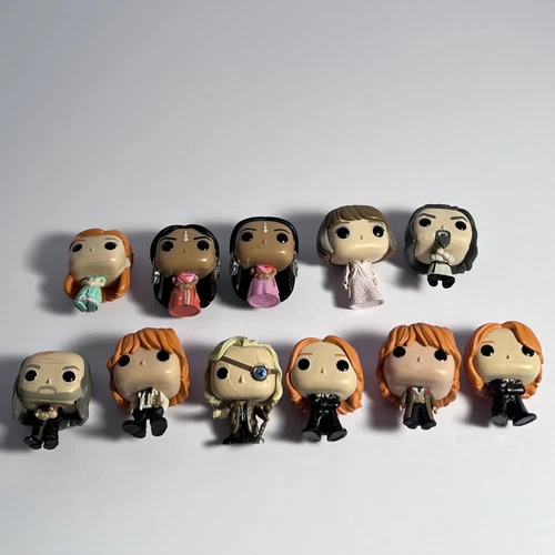 Lot Of 11 Harry Potter Themed Mini Funko Pops!