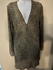 Victoria Secret leopard print Lingerie shirt
