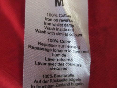 Camiseta BoohooMan Hombre, Grande Med. Logotipos rojos "Edición limitada" "Homme Era" - Imagen 6 de 12