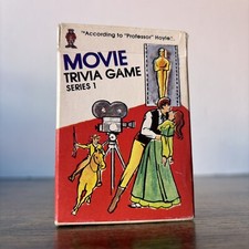 Hoyle Pocket Movie Trivia Card Game Second Edition Vintage - Gas Petrol Ad
