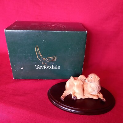 ATEMBERAUBENDE VERPACKTE, TEVIOTDALE, GOLDENER LABRADOR MIT WELPEN