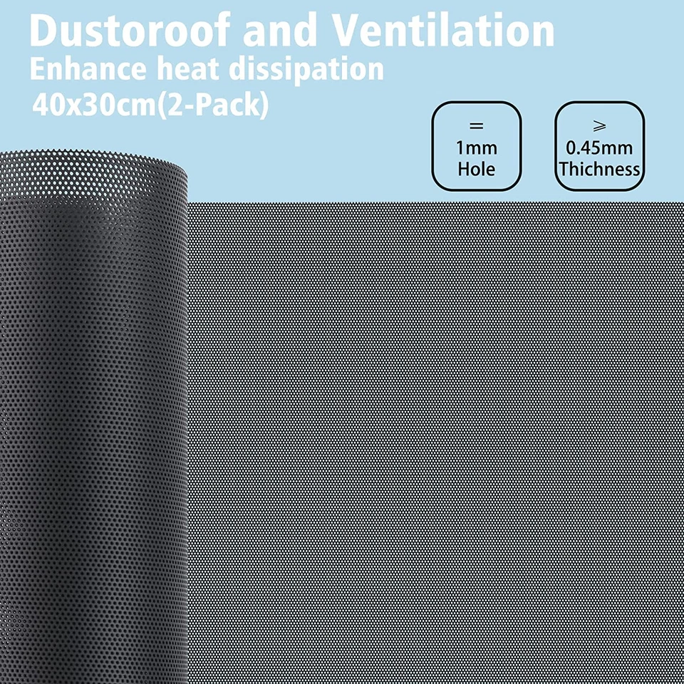 [4 Stück] 400 X 300 Mm DIY PC Gehäuse Staub Mesh Filter Abdeckung PVC Staubdicht - Bild 3 von 4