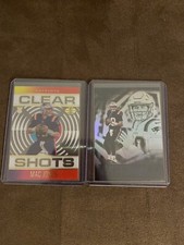 MAC JONES 2021 ILLUSIONS FOOTBALL ROOKIE CLEAR SHOTS, Base 2 Card Lot