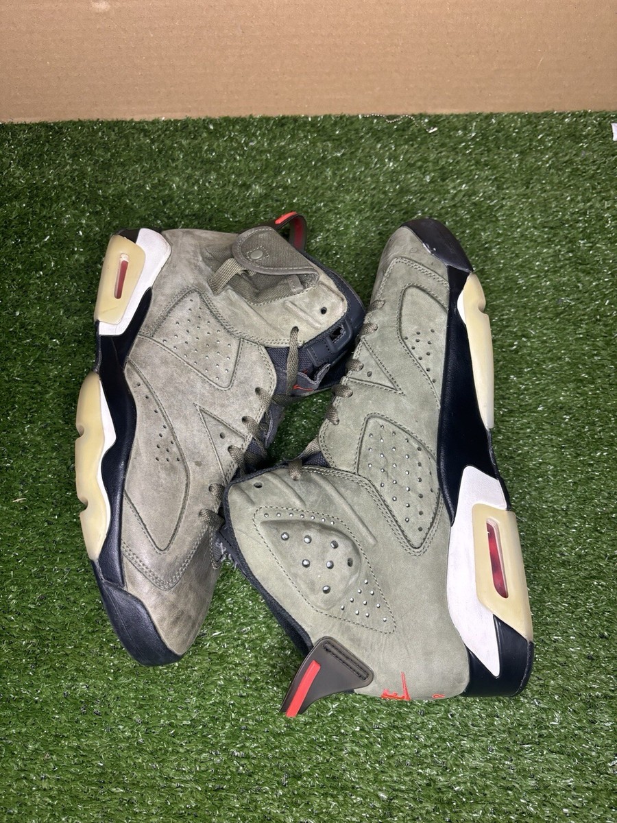 シューズ(男性用) Nike Travis Scott JORDAN 6 27.5 Nike Jordan 6 Retro x Travis Scott PS (CQ3565-200) Preschool