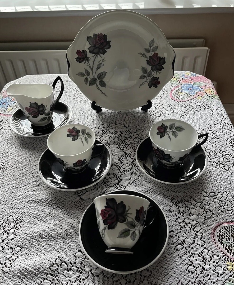 Vintage Royal Albert Bone China Masquerade Part Tea Set UK