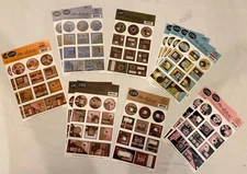 150+ Stickers All My Memories Studio Collection Words Circles Squares Rectangles