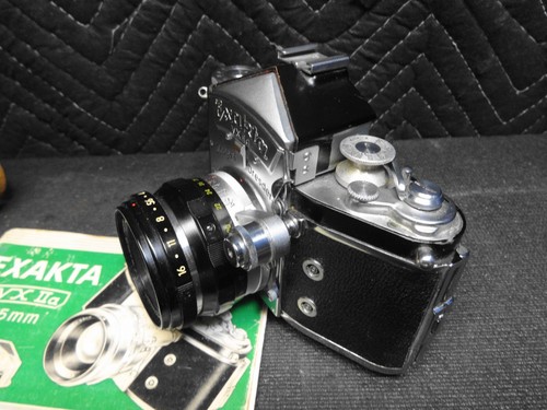 Ihagee Dresden Exakta VXIIa 35mm film camera with Soligor f2.8 lense - Picture 3 of 19