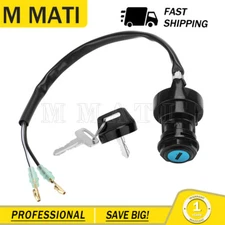 Ignition Key Switch for Kawasaki KLT185 1986-1987 / Bayou 300 KLF300 1987