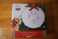 Paw Print Craft Kit Dog Christmas Ornament Puppy Christmas Tree Home Decor NEW