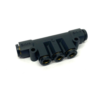 Parker Legris 3304 08 06 Pneumatic Push-In Fitting 6mm to 8mm Tube Black