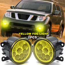 Pair Bumper Fog Light Lamps Led Replacement For Nissan Pathfinder 2005-2011 2012