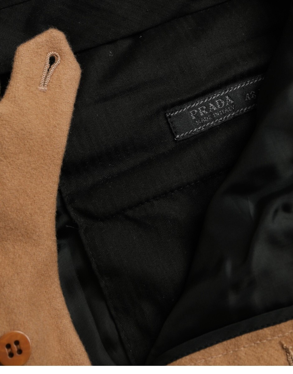 PRADA Suit Brown Cashmere 2 Piece Single Breasted Men EU48 PRADA Suit Brown Cashmere 2 Piece Single Breasted Men EU48