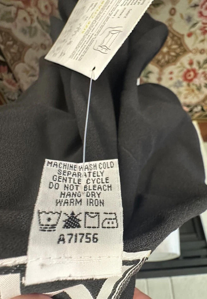 Nuevo con etiquetas Pantalones de vestir negros Marc Bouwer para mujer XS Pantalón Carrera Tirar de pierna ancha Foto 4 de 4