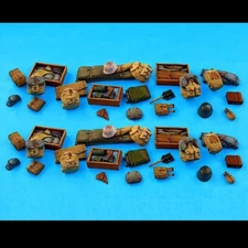 1/35 WW2 equipment accessories set Resin Model figure soldier Military themes