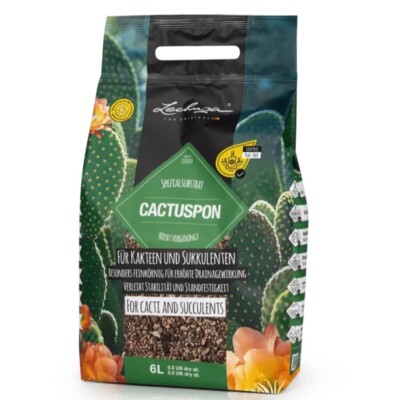 Lechuza Cactuspon Media Substrate Cactus Succulents  Mineral Zeolite Lava