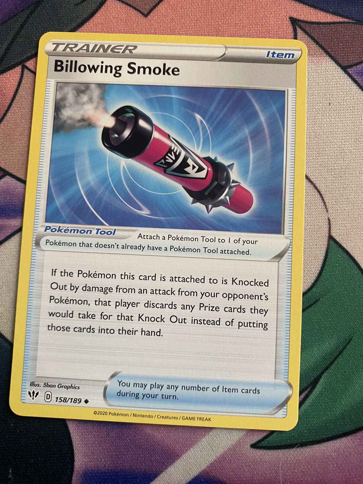 Pokemon TCG Darkness Ablaze Billowing Smoke 158/189
