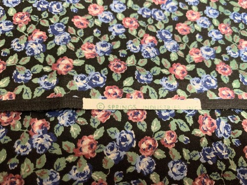 Vintage Springs Industries Floral Fabric - By The Yard - Picture 4 of 4
