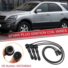 3pcs Spark Plug Wire Ignition Coil Cable No.2746039800 for Kia Sorento 03-06