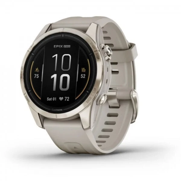 Garmin epix Pro Gen 2 Sapphire Edition 42mm GPS Watch in Soft Gold