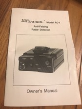 The Informer Model RD-1 Instruction Manual Ships N 24h