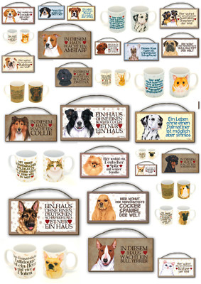 Multiauktion Hunde, Katzen & Kleintiere als Holzschild - nur 1x Porto!