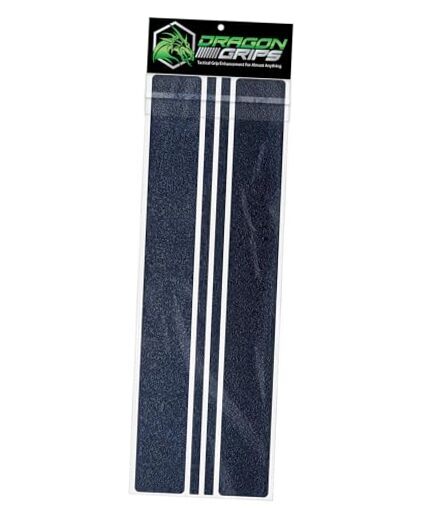 Non Slip Grip Tape, 4 Pcs Textured Rubber Grip Tape for Tablet, iPad, Black