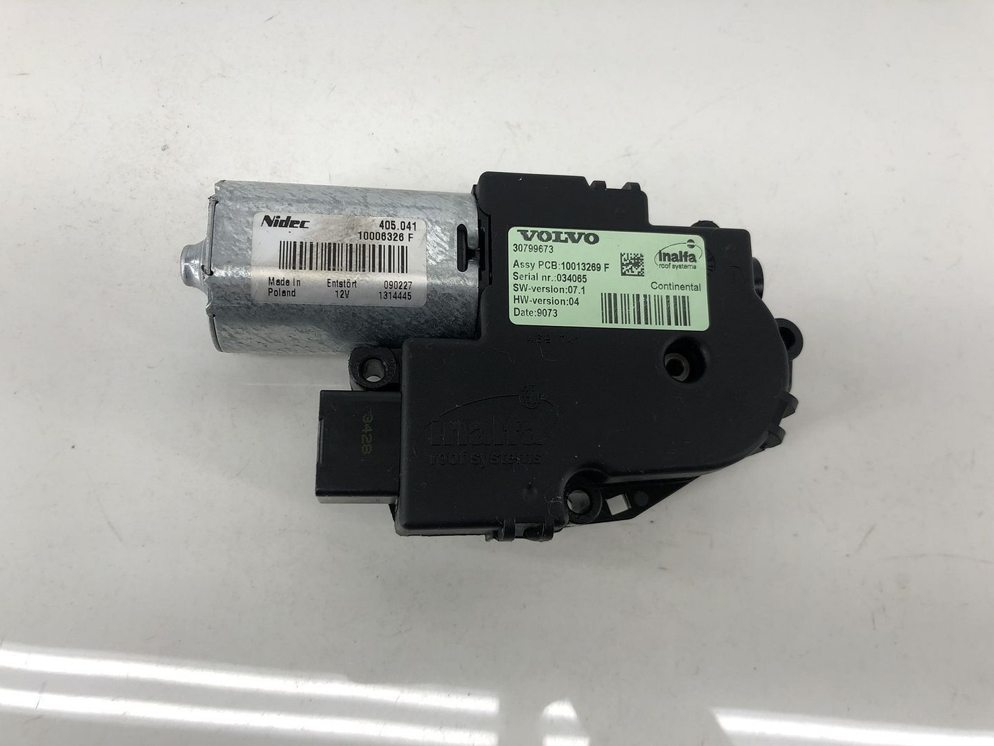 1217 Volvo Xc60 Sun Roof Sunroof Motor OEM 30799673 for sale online eBay
